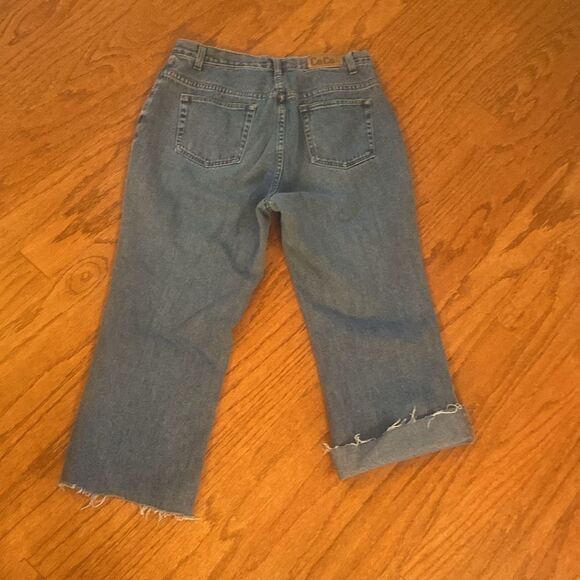 Coco Ankle length or roll up jeans, wide, leg, high waist, size 14 W - Picture 10 of 12
